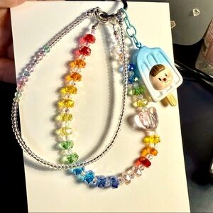 Crystal Keychain with Doll
